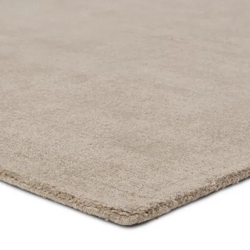 Arcus Handmade Indoor/Outdoor Solid Taupe/ Cream