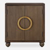 Mayenne 2 Door Oak Wood Cabinet, Cabinets & Chest by Uttermost, 31.5" width x 35.85" height x 15.75" depth thumbnail 1