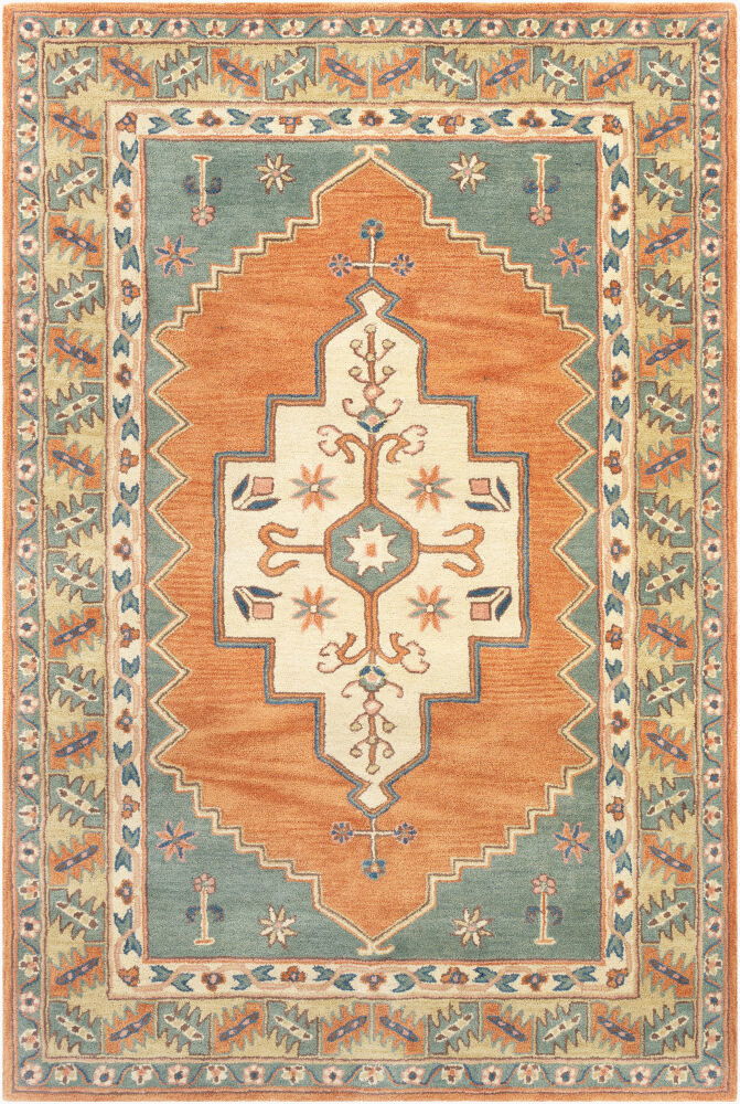 Caesar Handmade Rug, by Surya, 1'6" length x 1'6" width