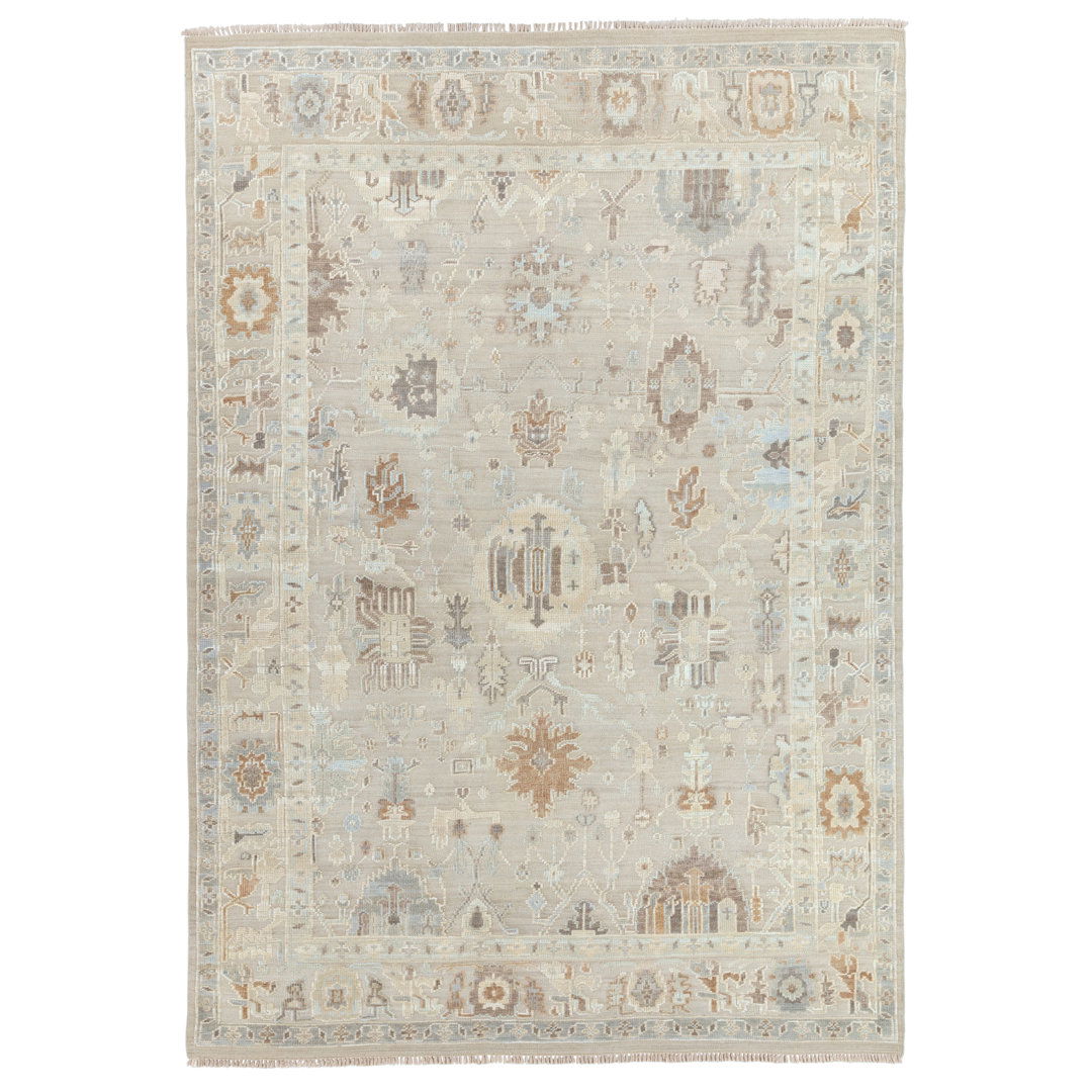 Jaipur Living Meirion KYD02 Handknotted Oriental Gray Area Rug (9'x12') large image 