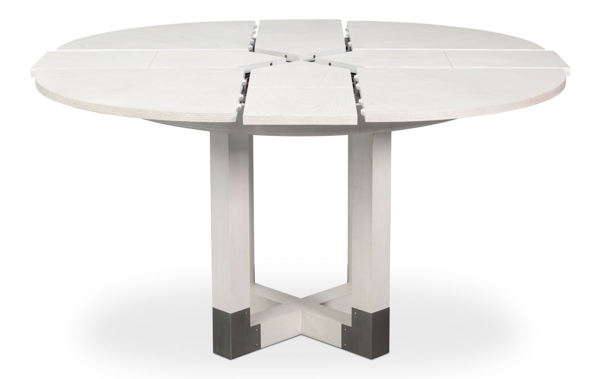 Brooklyn Jupe Table, by Sarreid, 4'8" length x 3'6" width x 2'6" height View 10