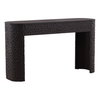 Triston Console Table Dark Brown, by Dovetail, 55.11" width x 31.61" height x 16.5" depth thumbnail 1
