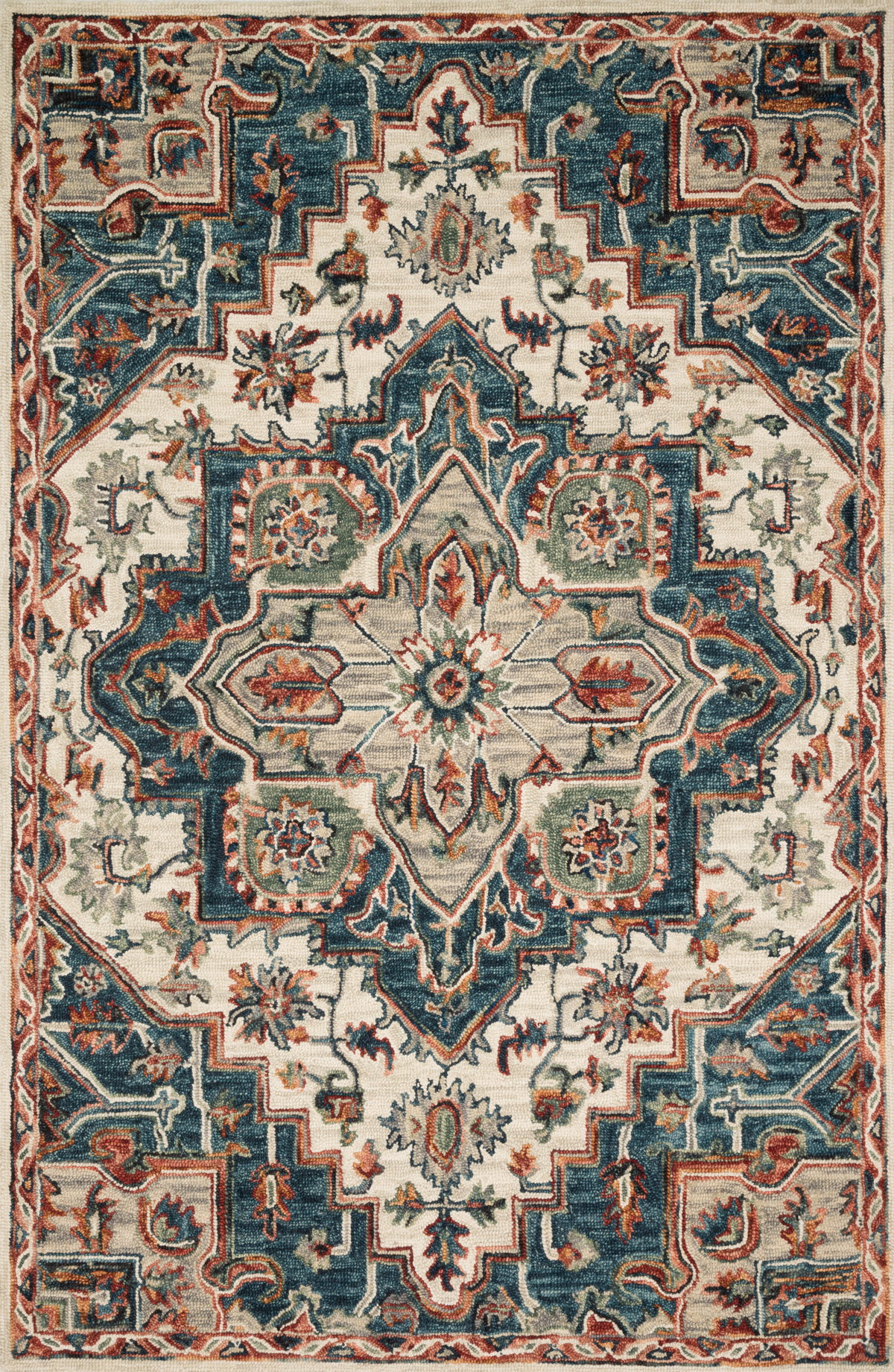 Loloi Victoria Rug, 1'6" length x 1'6" width