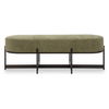 Merino Moss Fabric Bench, Furniture by Uttermost, 56.5" width x 19" height x 17.6" depth thumbnail 1