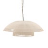 Alecia Pendant Light White, by Dovetail, 36" width x 13" height x 36" depth thumbnail 1