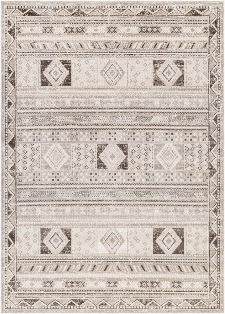 Basel Machine Woven Rug, by Surya, 1'2.96" length x 1'2.96" width
