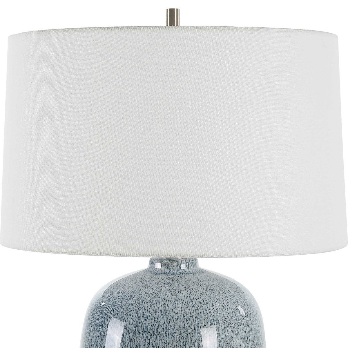 Jubilee Sky Blue Table Lamp, by Uttermost, 18" width x 26.75" height x 18" depth View 6