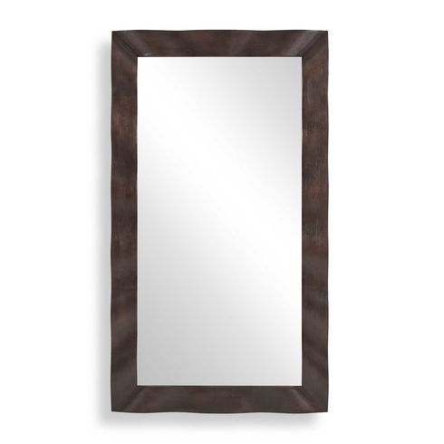 Wrinkle Wavy Wood Mirror