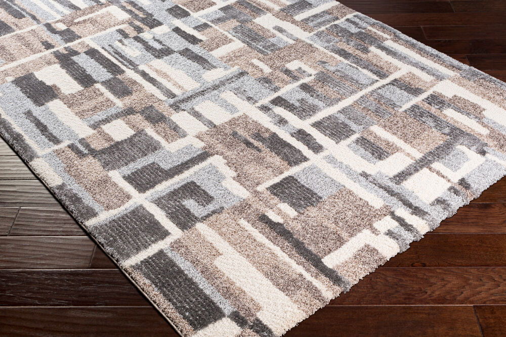 Cielo Machine Woven Rug, by Surya, 1'3.75" length x 1'3.75" width