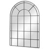 Grantola Black Arch Iron Mirror, by Uttermost, 3'11.75" width x 5'11.62" height x 0.75" depth thumbnail 5
