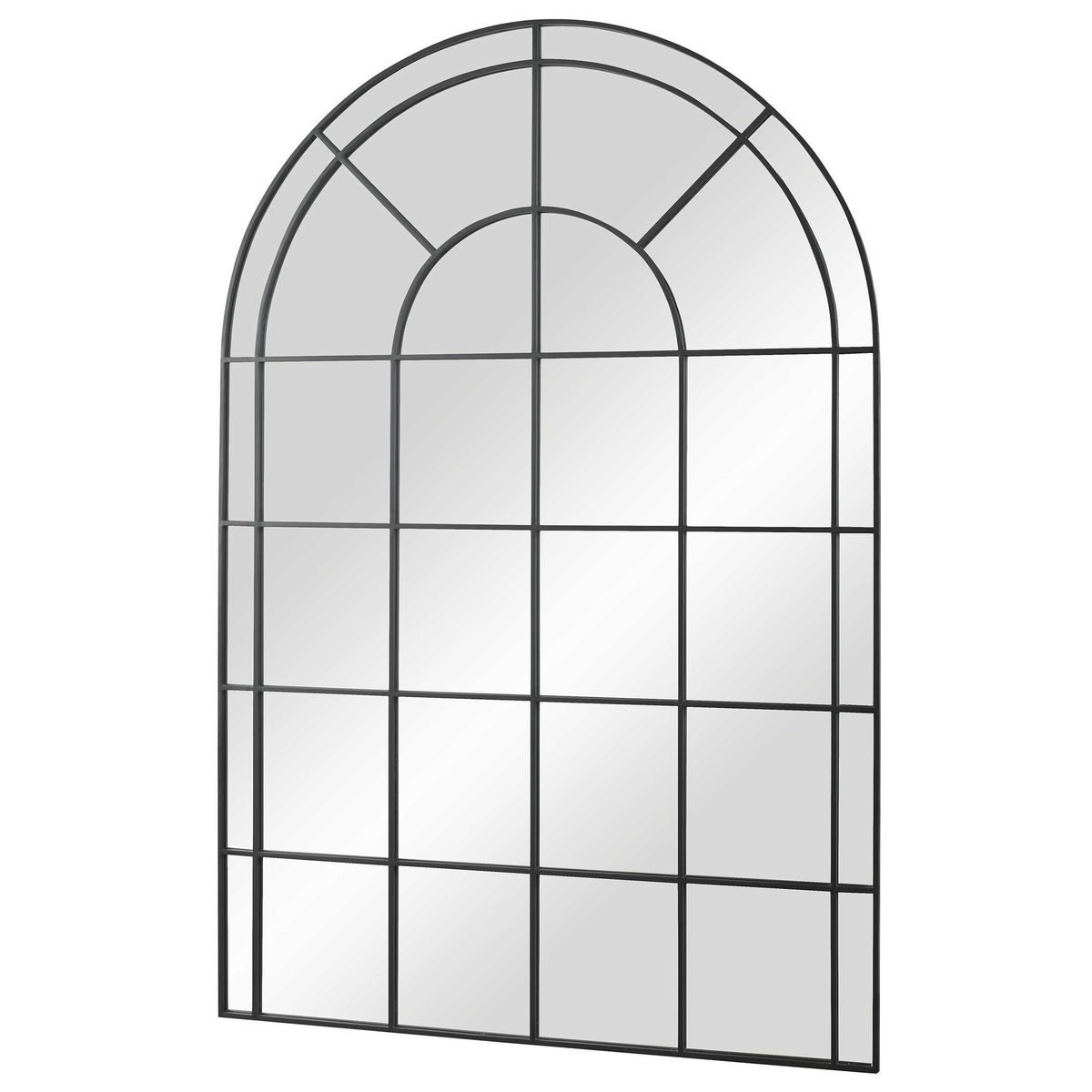 Grantola Black Arch Iron Mirror, by Uttermost, 47.75" width x 71.62" height x 0.75" depth View 5