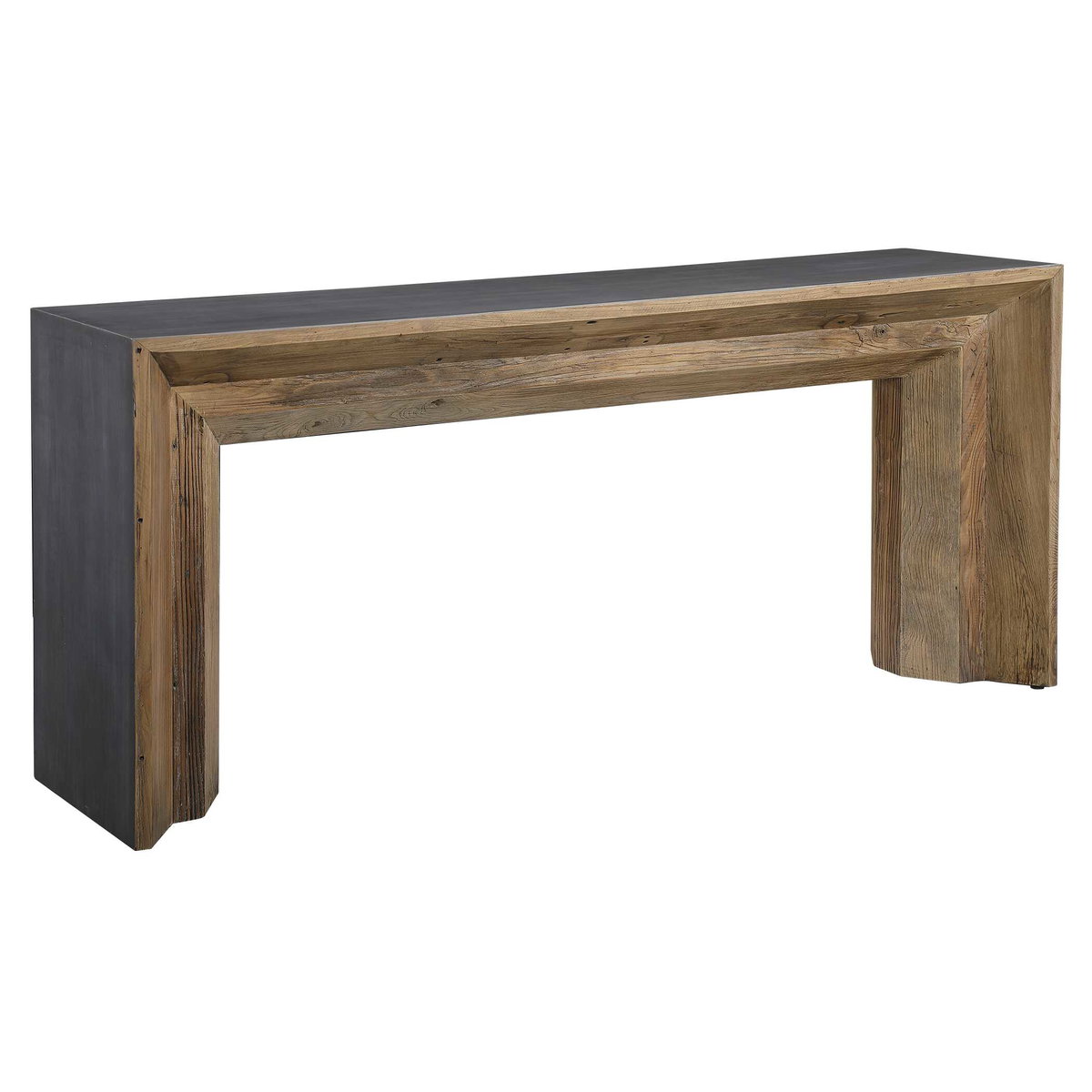 Vail Reclaimed Wood Console Table, by Uttermost, 72" width x 32" height x 18" depth View 5