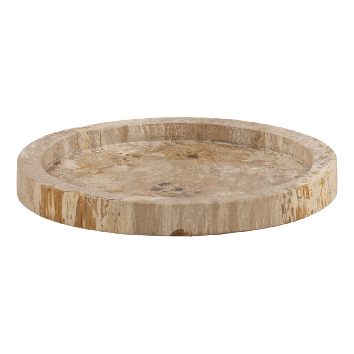 Kiernan Tray Light Natural, Decor by Dovetail, 15.75" width x 1.57" height x 15.75" diameter x 15.75" depth View 1