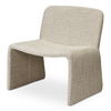 Ella Accent Chair Heather Beige, by Moe's Home, 30" width x 34" height x 22.5" depth thumbnail 2