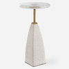 Sora Glass Drink Table, Side & End Table by Uttermost, 12" width x 24" height x 12" depth thumbnail 1