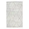 Ammil Hand-Knotted Trellis Cream/ Black Area Rug thumbnail 2