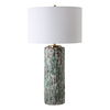 Meltdown Ivory Teal Table Lamp thumbnail 4