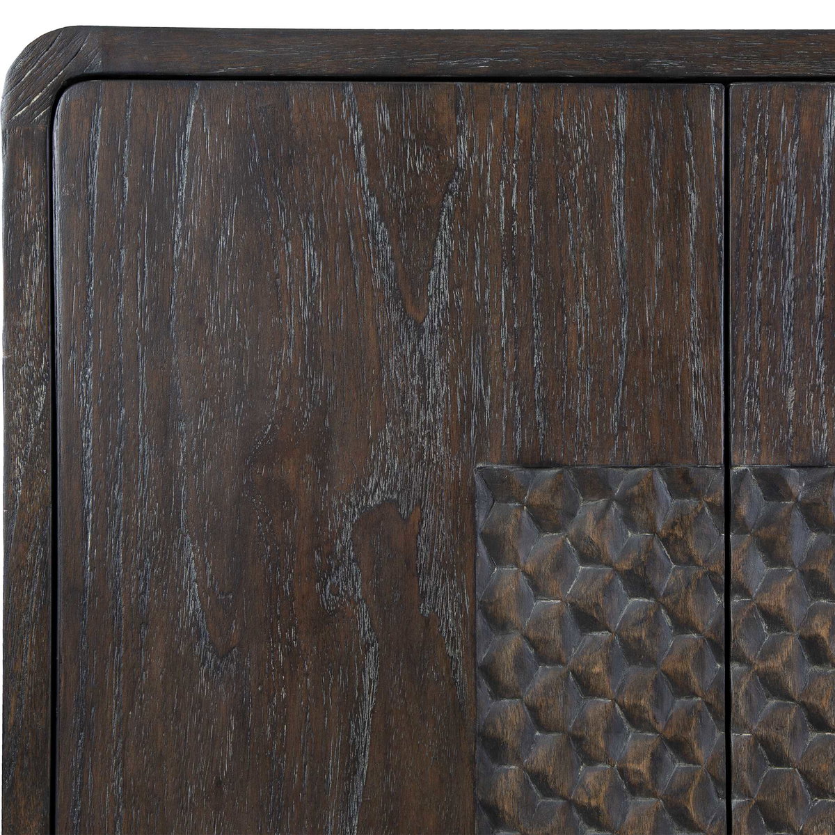 Hausen 2 Door Mid-Century Cabinet, Furniture by Uttermost, 29" width x 35" height x 18" depth View 8