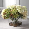 Cecily Hydrangea Bouquet, Artificial Plants & Flower by Uttermost, 15" width x 11" height x 13" depth thumbnail 7