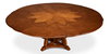 Austin Jupe Dining Table Medium Walnut, by Sarreid, 4'7" length x 4'7" width x 2'6" height thumbnail 4