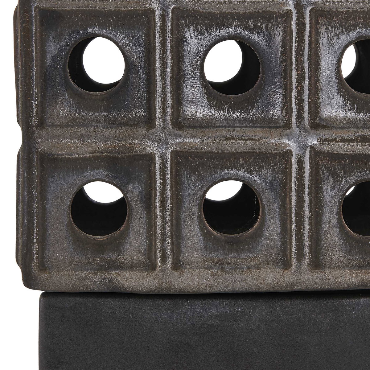 Lattice Indoor-Outdoor Lantern Candleholder, Candles & Candle Holder by Uttermost, 7" width x 12" height x 7" depth View 6