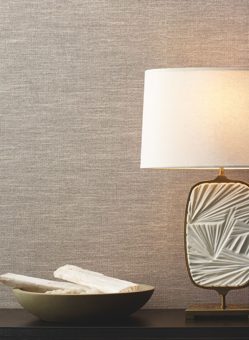 Paper & Thread Weave Beige Wallpaper