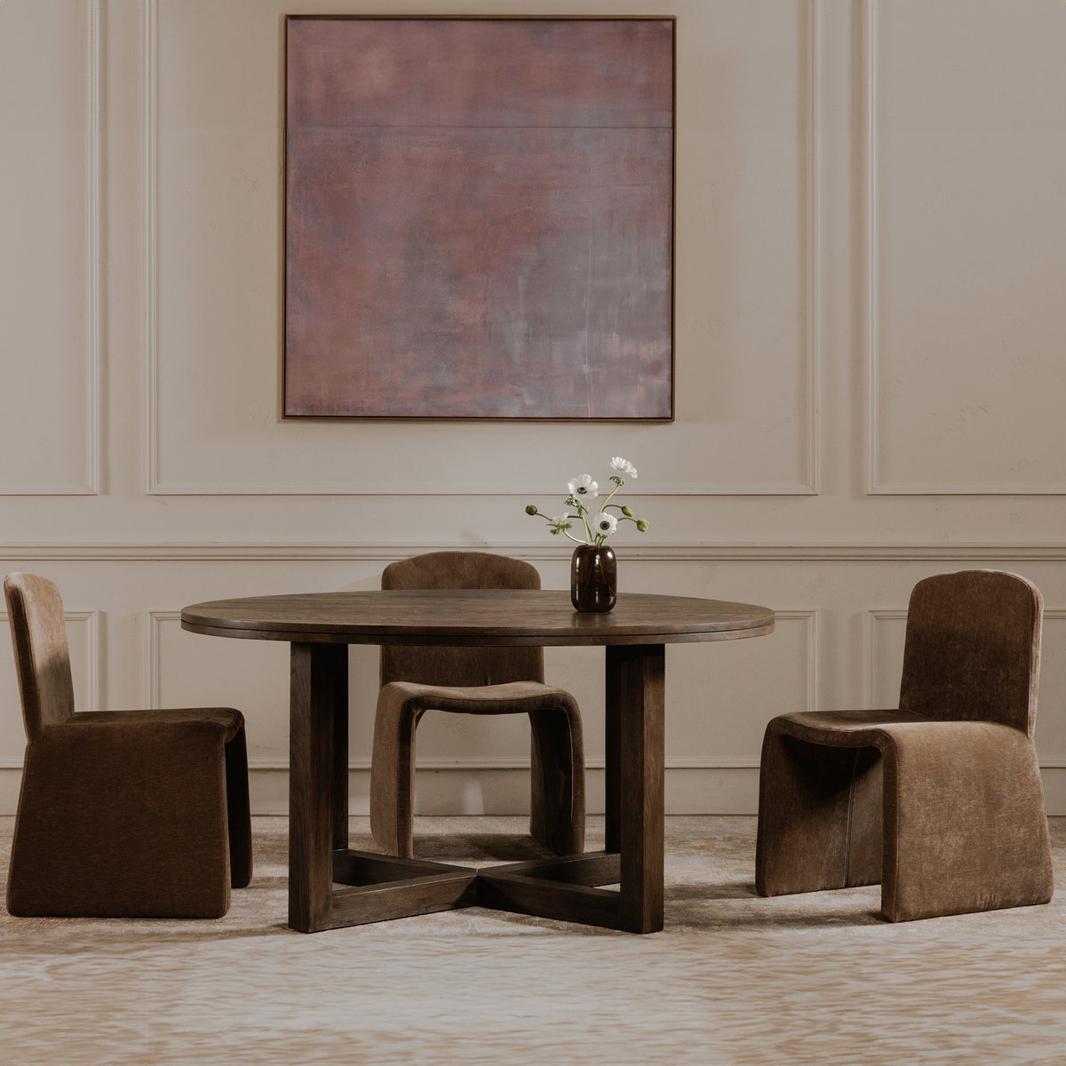 Enamor Framed Painting Lavender, by Moe's Home, 36" width x 48" height x 1.75" depth View 5