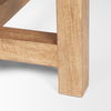 Suke Rectangular Natural Wood Trestle Dining Table thumbnail 10