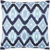 Ikat Luxe Accent Pillow, Decorative Pillow by Surya, 18" length x 18" width thumbnail
