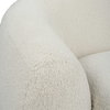 Capra Art Deco White Swivel Chair, Accent Chair by Uttermost, 43" width x 28" height x 37" depth thumbnail 9