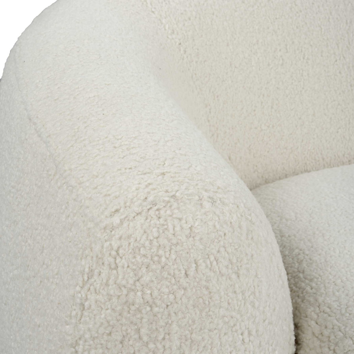 Capra Art Deco White Swivel Chair, Furniture by Uttermost, 43" width x 28" height x 37" depth View 9