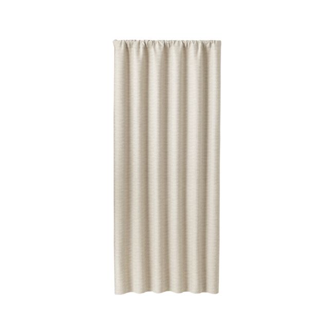 Online Designer Living Room Desmond Silver/Cream 50"x108" Curtain Panel