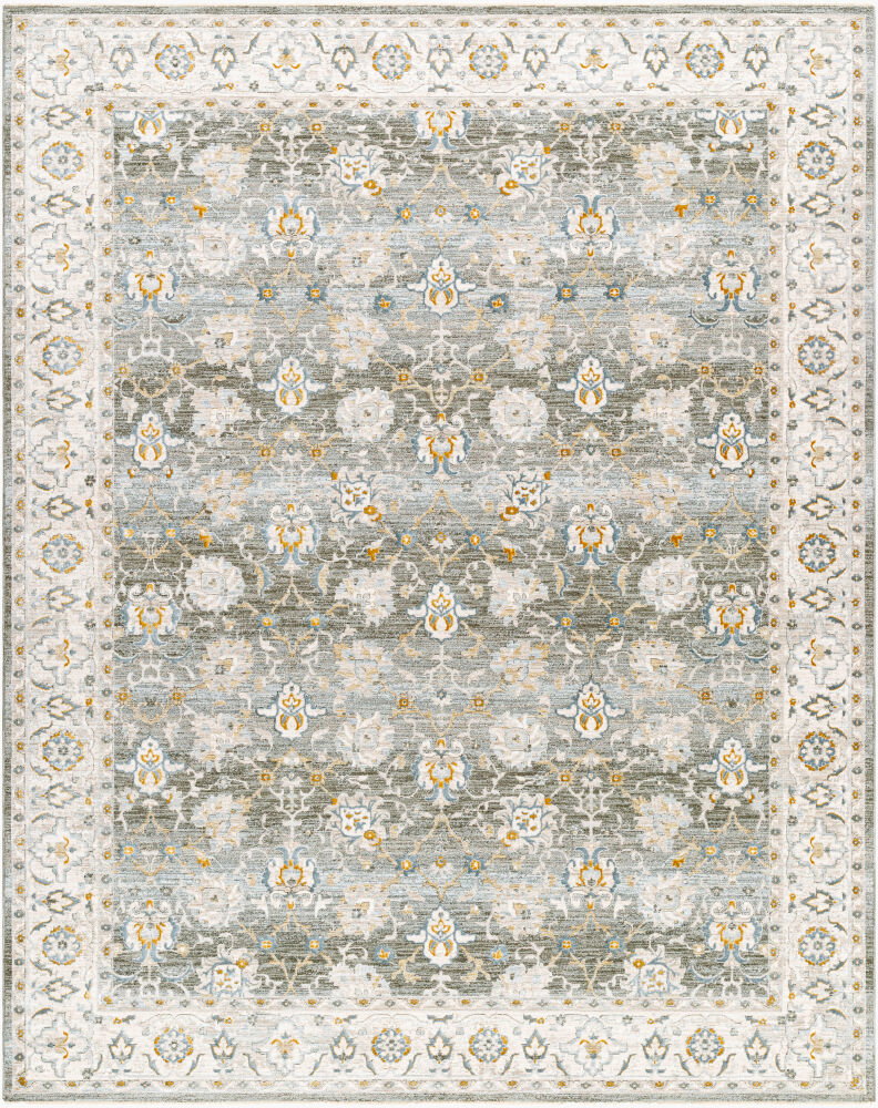 Dresden Machine Woven Rug, by Surya, 10'2.05" length x 7'10.49" width