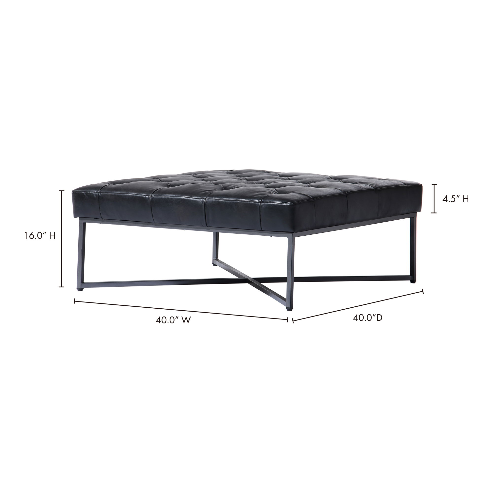 Thad Ottoman Black large image 