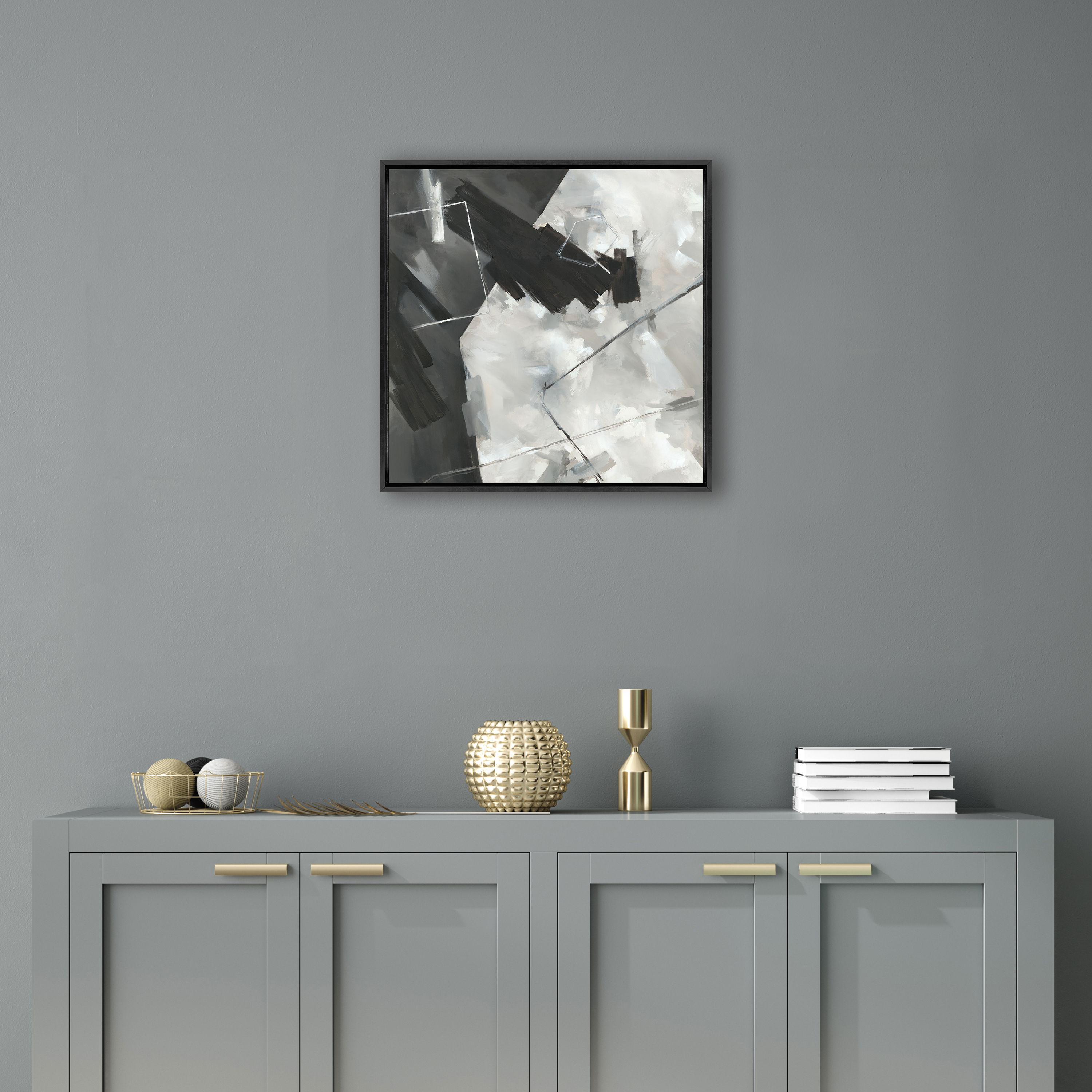 25.5 x 25.5 Layered Dimensions, Art by Leftbank Art, 25.5" width x 25.5" height View 2