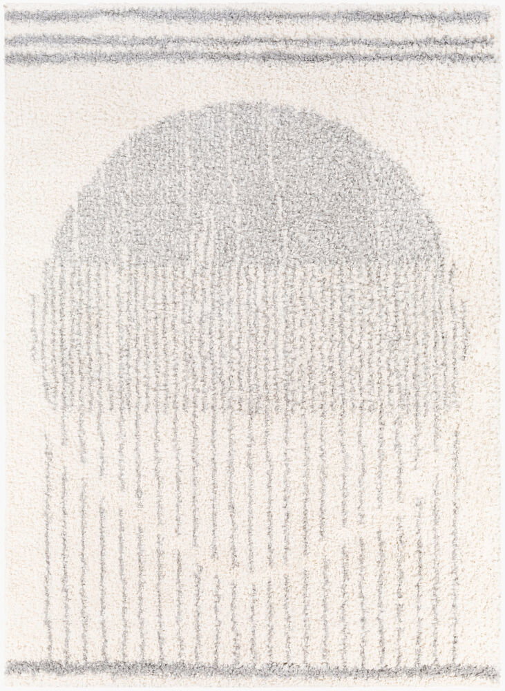 Deluxe Shag Machine Woven Rug, by Surya, 1'3.75" length x 1'3.75" width