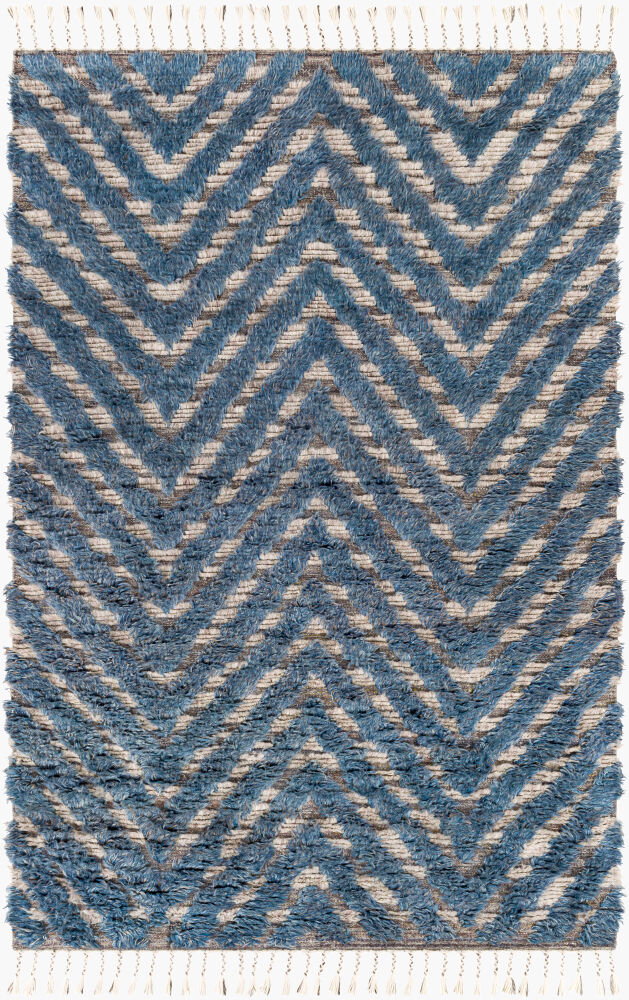 Sahara Handmade Rug, by Surya, 9' length x 6' width