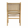 Dallas Outdoor Armless Dining Chair Nat, by Dovetail, 19.7" width x 33.5" height x 24" depth thumbnail 4