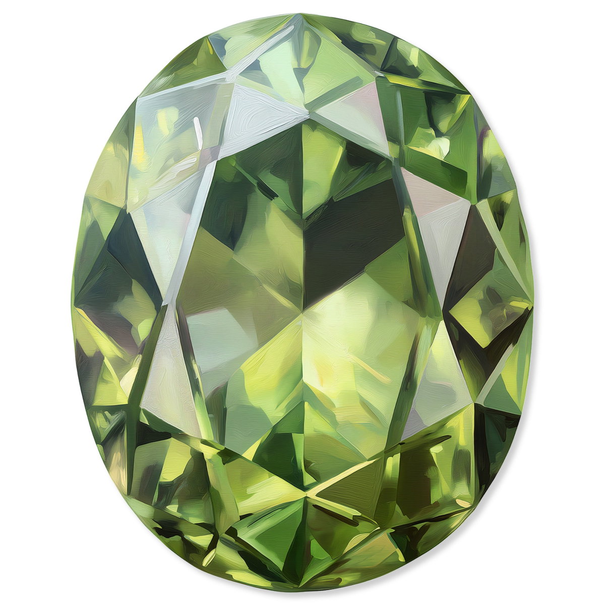 Olive Verdant Oval (No Embellishment), by Oliver Gal,  20 View 1