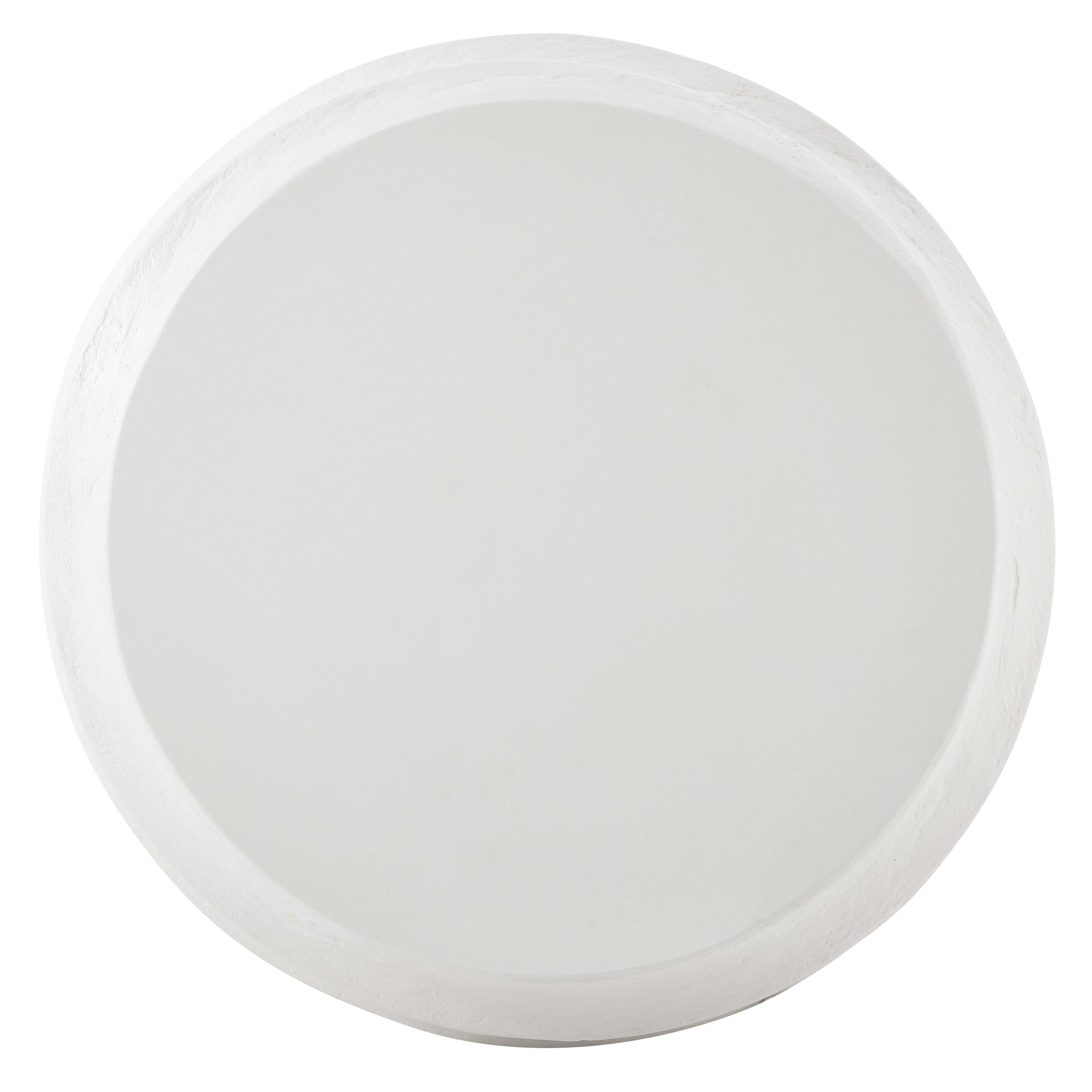 Winded Outdoor White Coffee Table large image 