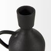 Cyrus  Black Spherical Vase with Flute Decorative Object thumbnail 9