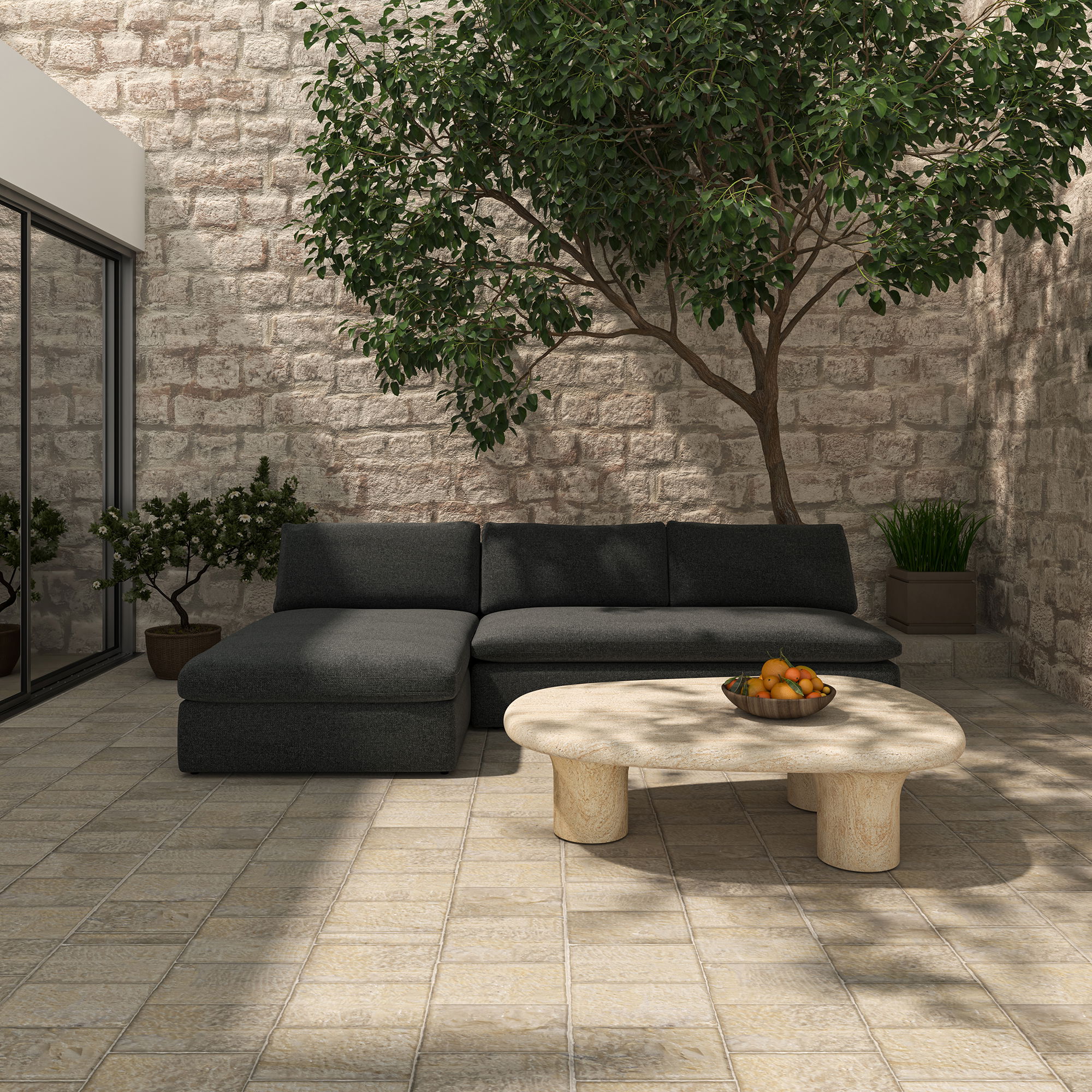 Warby Outdoor Coffee Table large image 