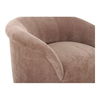Thora Lounge Chair Blush, Accent Chair by Moe's Home, 39.25" width x 28.75" height x 35" depth thumbnail 6