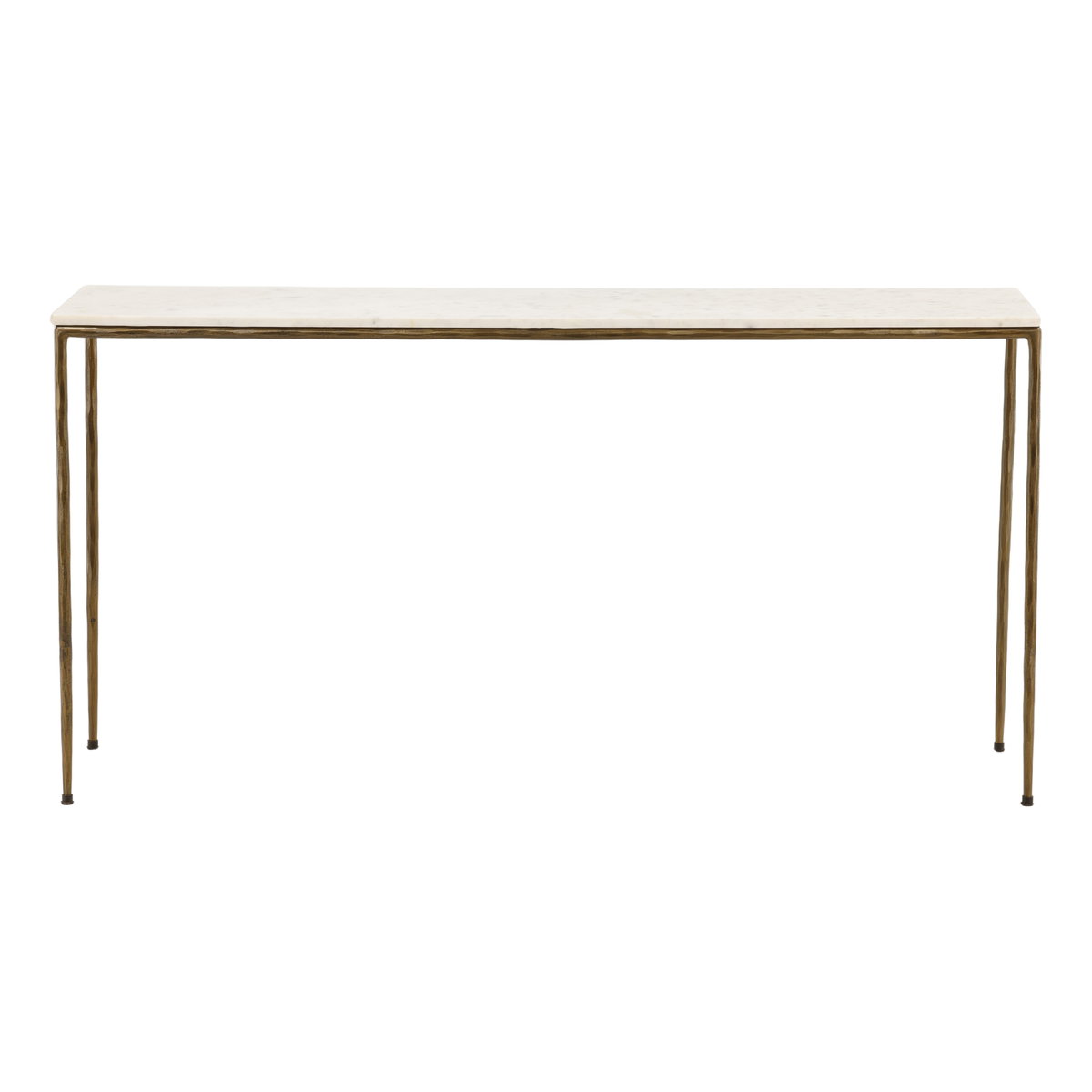 Perugia Console Table Antique Brass, by Dovetail, 59" width x 30" height x 16" depth View 2