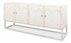 Aztec Sideboard On Stand, Whitewash thumbnail 0