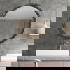 Scalloped Edge Round Mirror thumbnail 1