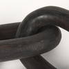 Tayla Large Black-Brown Wood Chain Link, Decorative Object by Mercana, 9.5" length x 2" width x 21" height thumbnail 7