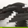 Tayla Large Black-Brown Wood Chain Link, Decorative Object by Mercana, 9.5" length x 2" width x 21" height thumbnail 7
