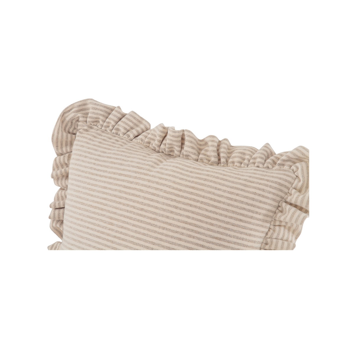Betty 20 Inch Cushion Beige Stripe, Decorative Pillow by Moe's Home, 20" width x 4" height x 20" depth View 3