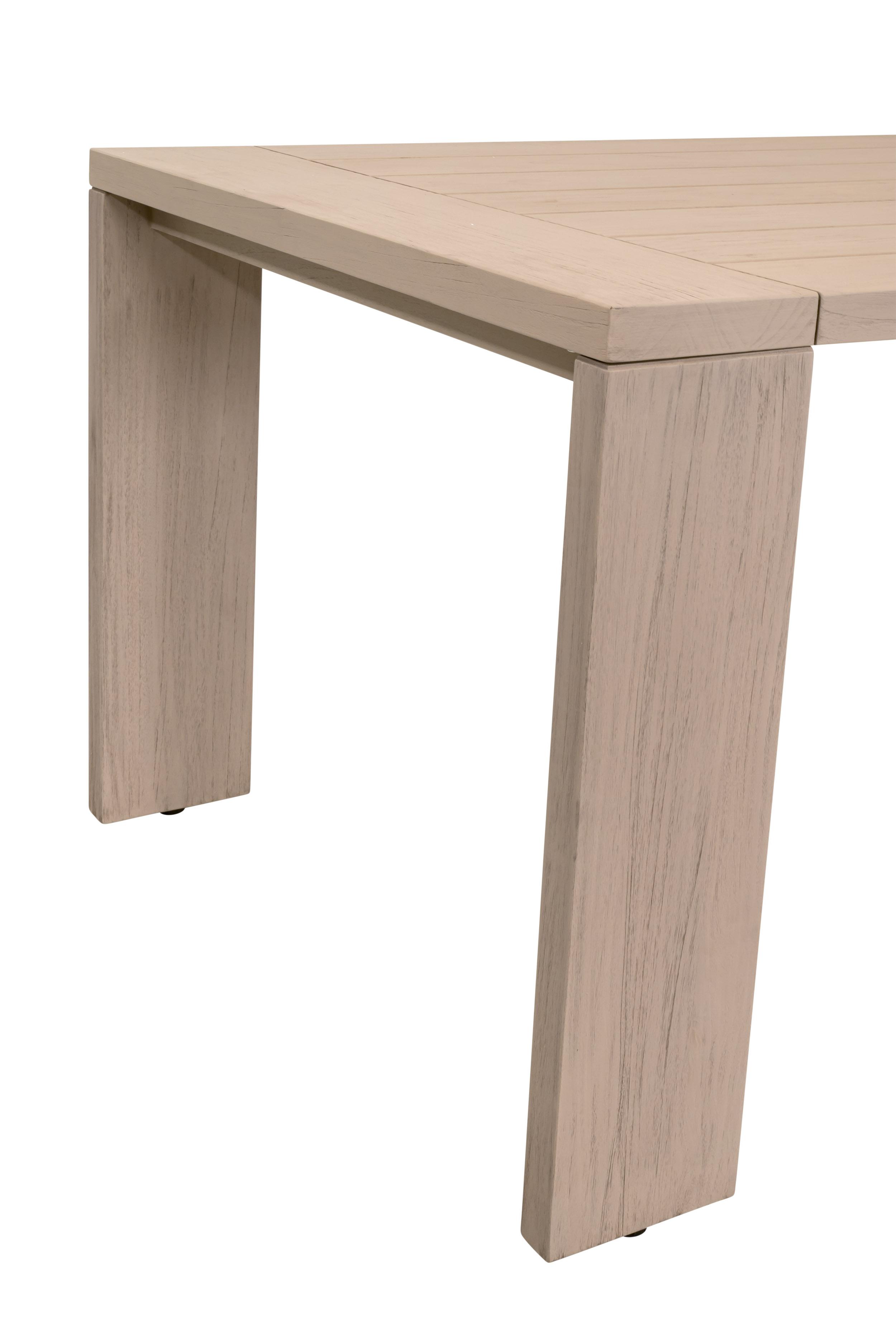 Sur Outdoor Dining Table, by Essentials for Living, 71.75" width x 29.75" height x 36" depth View 4